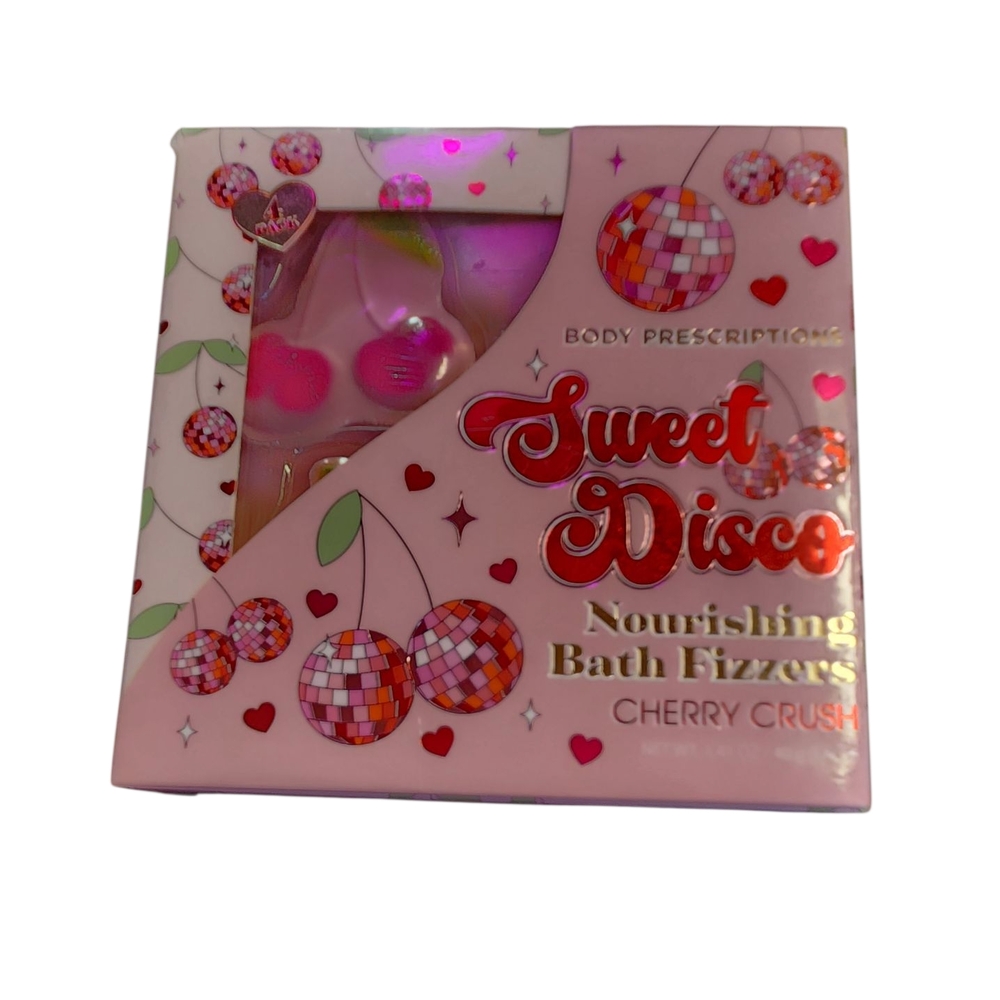 Body Prescriptions Sweet Disco Nourishing Bath Fizzers Cherry Crush